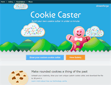 Tablet Screenshot of cookiecaster.com
